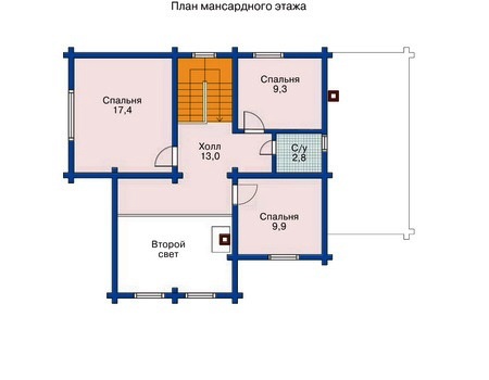 схема планировки дома 190 метров